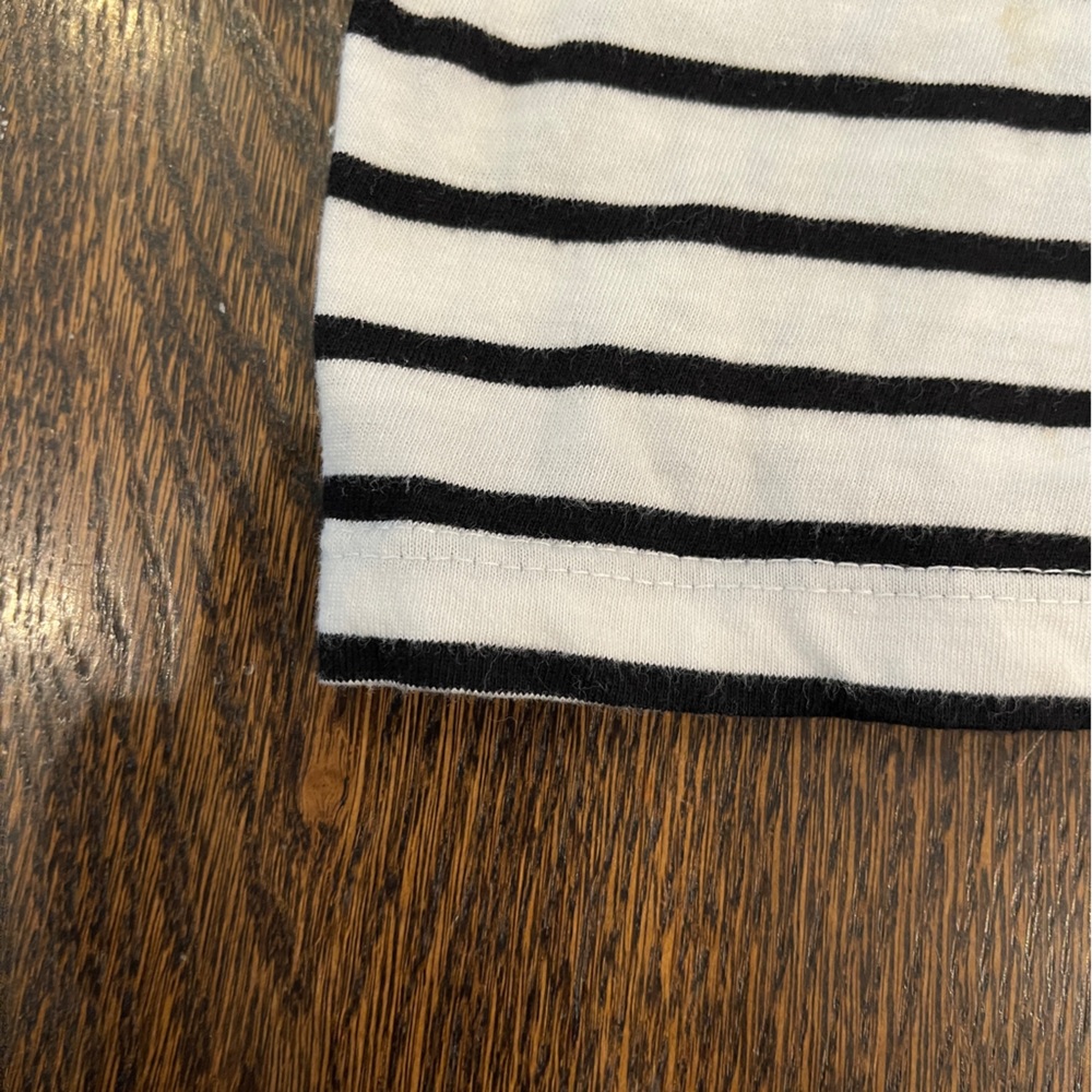 Striped Colorblock Long Sleeve T Shirt - Picture 4 of 4